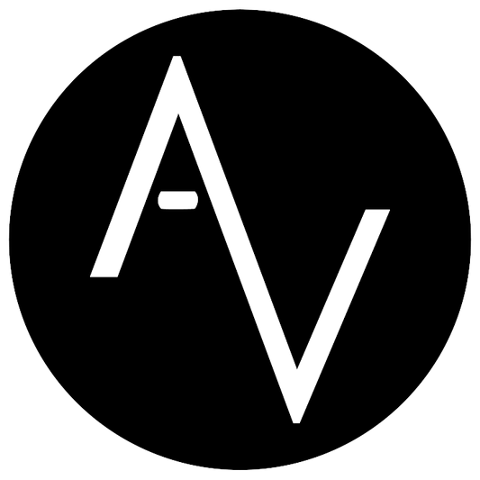 AV Circle Sticker - AV Surfboards -