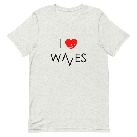 I Love Waves T-Shirt - AV Surfboards -